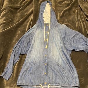A denim jacket. (Only worn once)